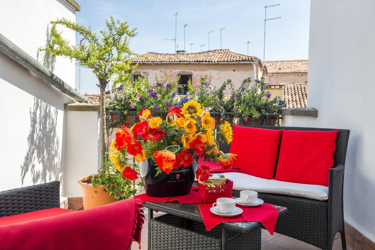 Elegant Terrace Apartment Near Piazza San Marco Last Floor No Lift Venedig Exteriör bild